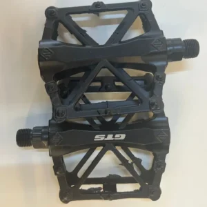 PEDAL PLATAFORMA ALUM (R/G - 9/16) ROLETADO PRETO GTS