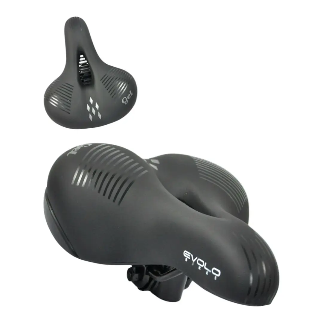 SELIM CITY BIKE GEL COM FURO - PRETO - EVOLO