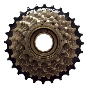 RODA LIVRE CATRACA 14/28T 7V INDEX BARULHENTA 120 CLICK ROSCA MARROM