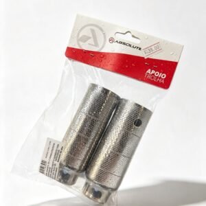 APOIO TROLHAO AÇO XADREZ 38X110MM CROMADO ABSOLUTE
